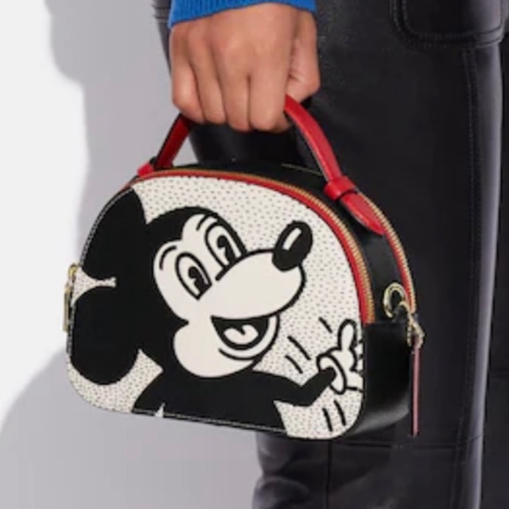 Coach Disney Mickey Mouse X Keith Haring Serena Satchel - Picture 2 of 11